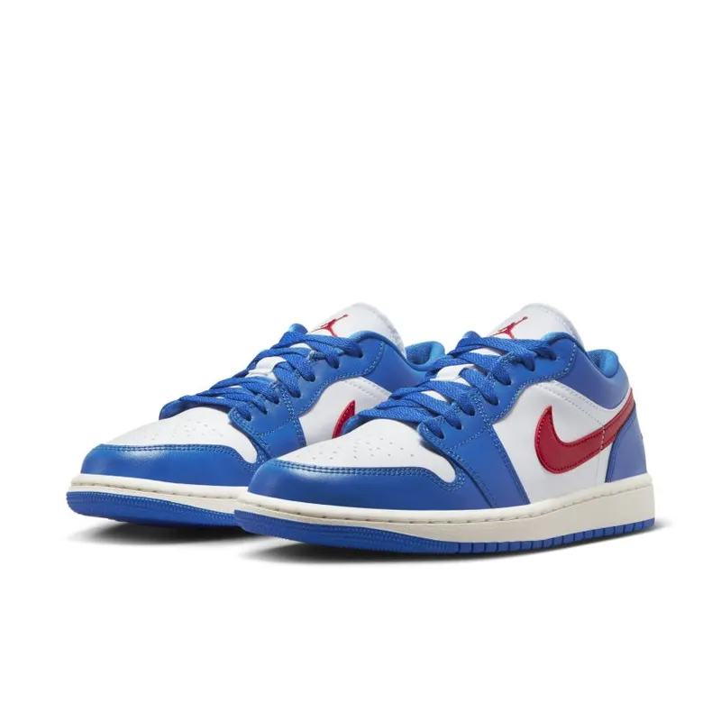 Jordan 1 Low Sport Blue Gym Red (Women’s) (DC0774-416)