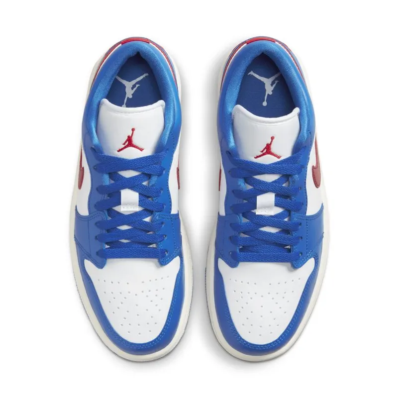 Jordan 1 Low Sport Blue Gym Red (Women’s) (DC0774-416)