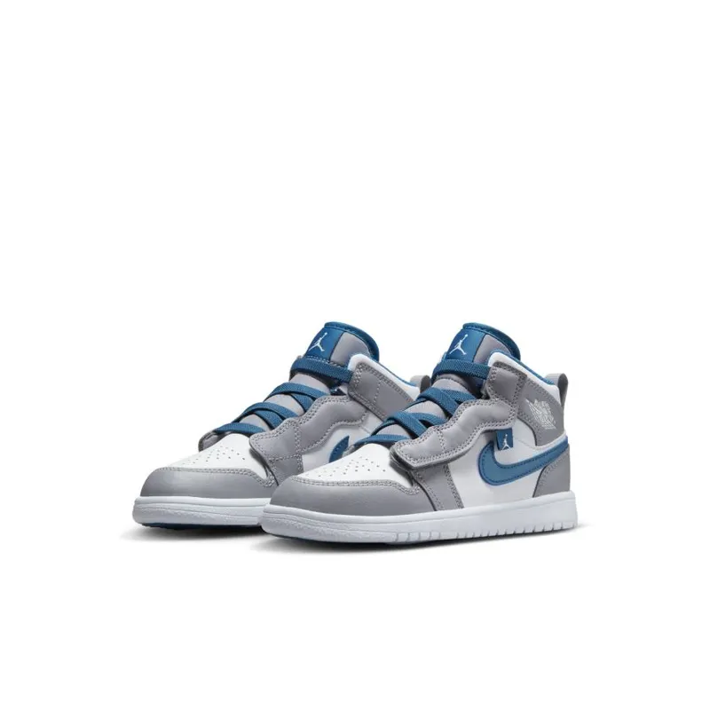 Jordan 1 Mid Alt Cement Grey True Blue (PS) (AR6351-014)