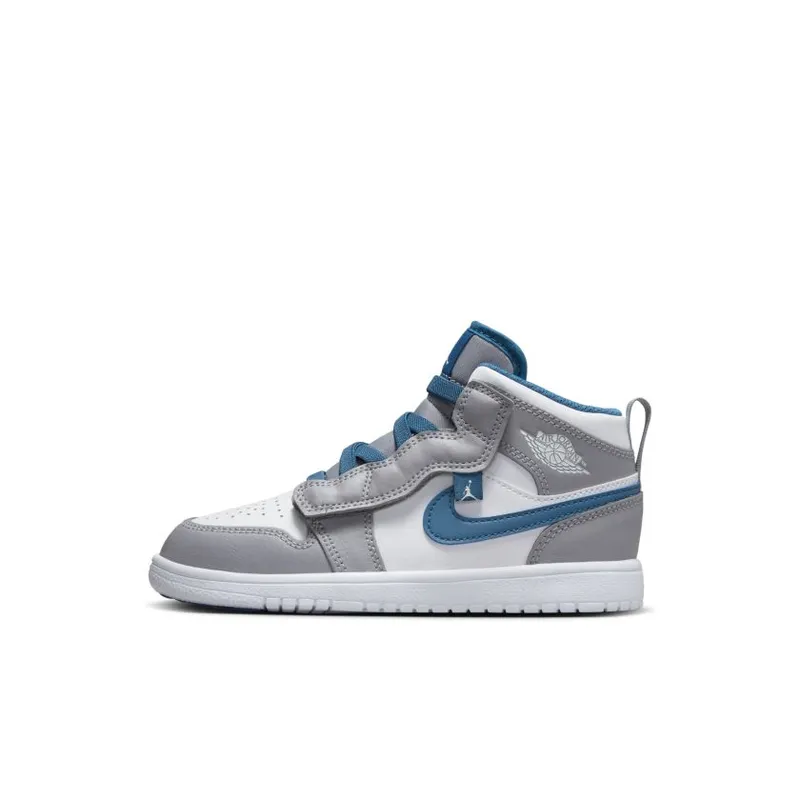 Jordan 1 Mid Alt Cement Grey True Blue (PS) (AR6351-014)