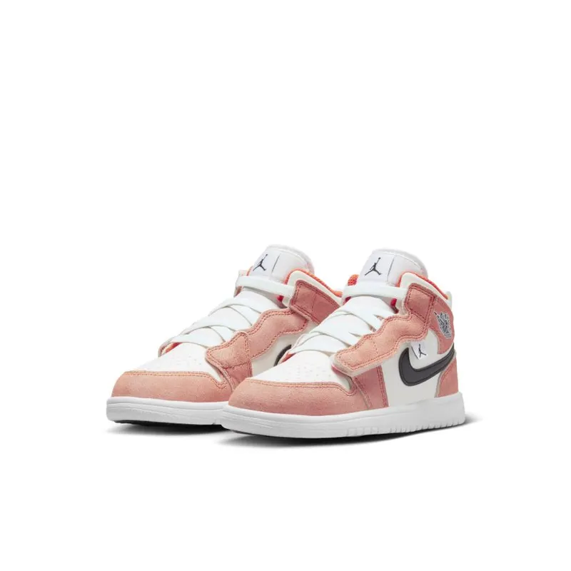 Jordan 1 Mid Alt SE Orange Suede (PS) (DZ4470-800)