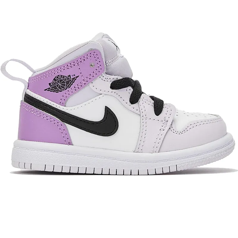 Jordan 1 Mid Barely Grape (TD) (DQ8425-501)