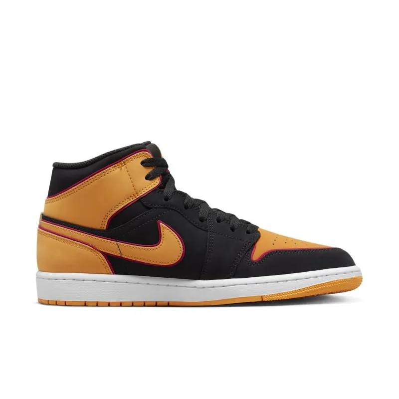 Jordan 1 Mid Fat Tongue Black Orange (FJ4923-008)