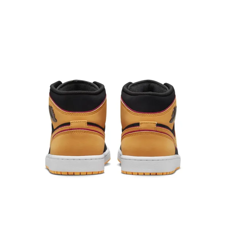 Jordan 1 Mid Fat Tongue Black Orange (FJ4923-008)