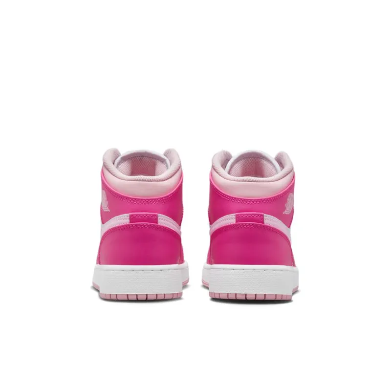 Jordan 1 Mid Fierce Pink (GS) (FD8780-116)