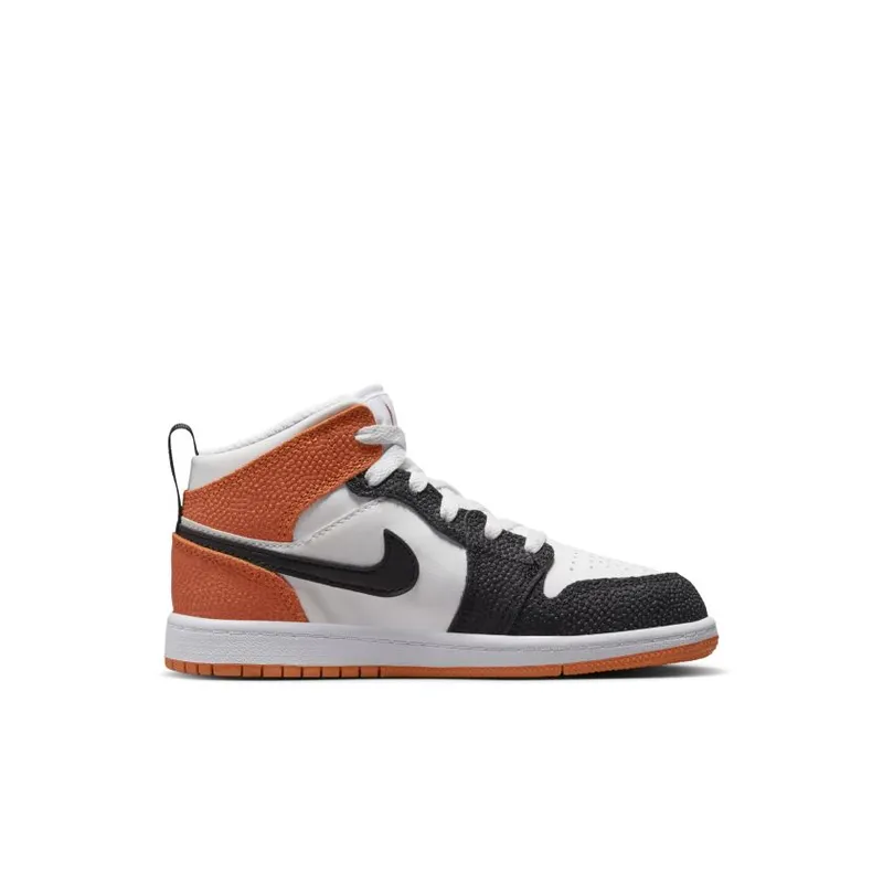 Jordan 1 Mid SE Basketball Blossom (PS) (DQ8393-100)