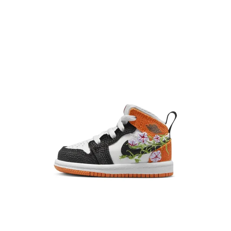 Jordan 1 Mid SE Basketball Blossom (TD) (DQ8391-100)