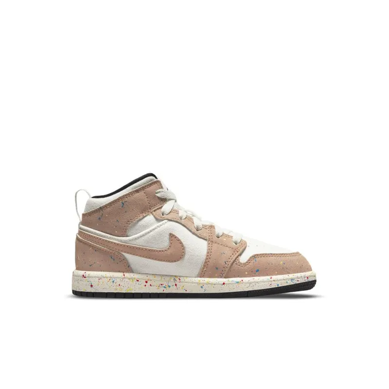 Jordan 1 Mid SE Brushstroke (PS) (DA8007-100)