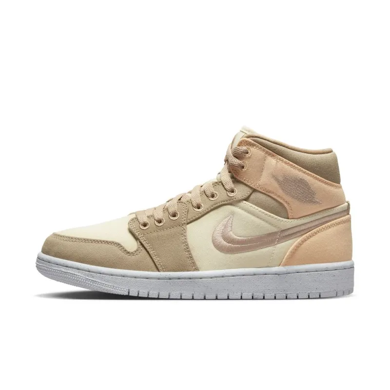Jordan 1 Mid SE Canvas Khaki (Women’s) (DV0427-102)
