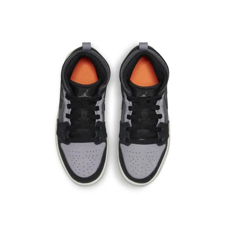 Jordan 1 Mid SE Craft Inside Out Black (PS) (DV0436-001)