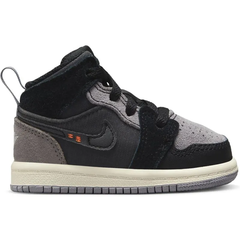 Jordan 1 Mid SE Craft Inside Out Black (TD) (DV0437-001)