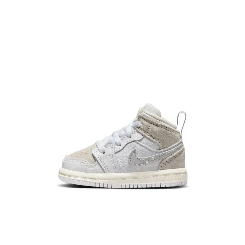 Jordan 1 Mid SE Craft Inside Out White Grey (TD) (FB9140-120)