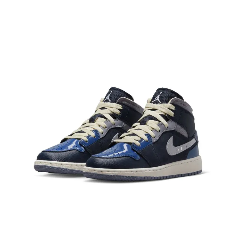 Jordan 1 Mid SE Craft Obsidian (GS) (DX2193-400)