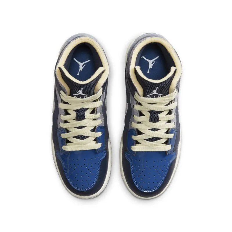 Jordan 1 Mid SE Craft Obsidian (GS) (DX2193-400)