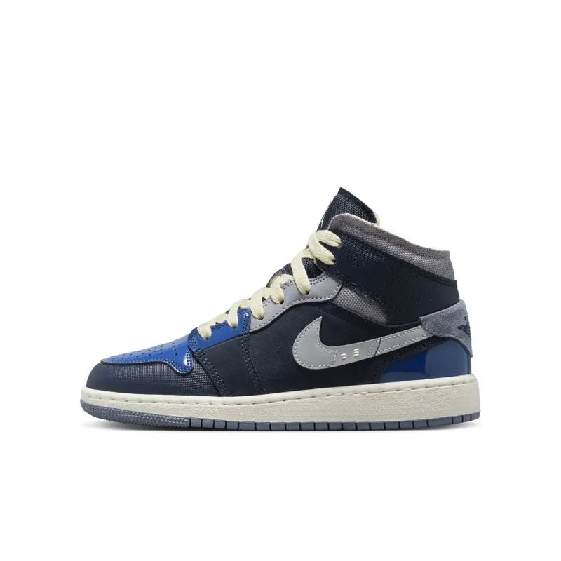 Jordan 1 Mid SE Craft Obsidian (GS) (DX2193-400)