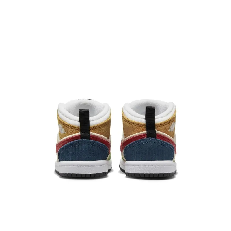 Jordan 1 Mid SE Messy Room (TD) (DR6959-100)