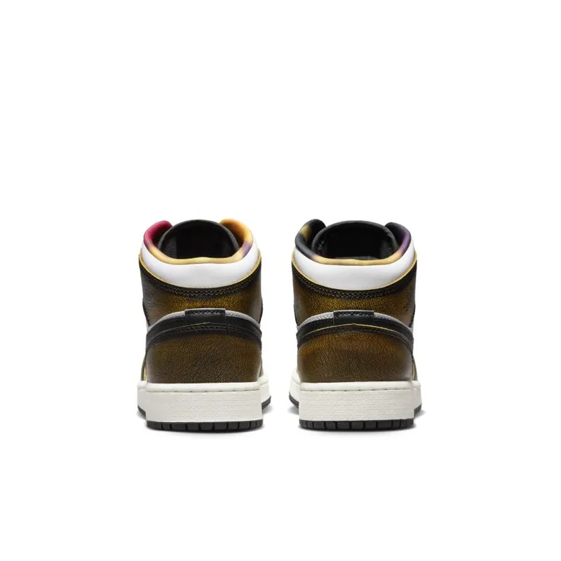 Jordan 1 Mid SE Orange Wear Away (GS) (DQ8418-071)