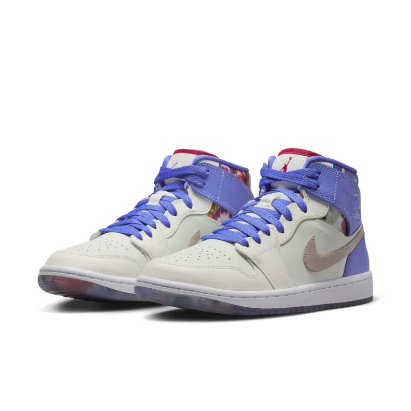 Jordan 1 Mid SE Valentine’s Day Flowers (Women’s) (FD4331-121)