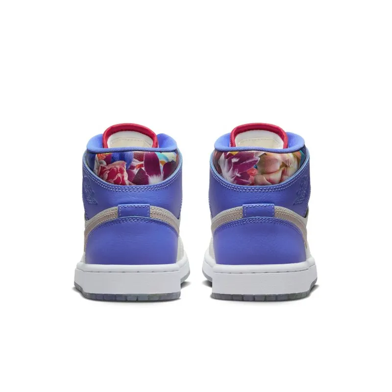 Jordan 1 Mid SE Valentine’s Day Flowers (Women’s) (FD4331-121)