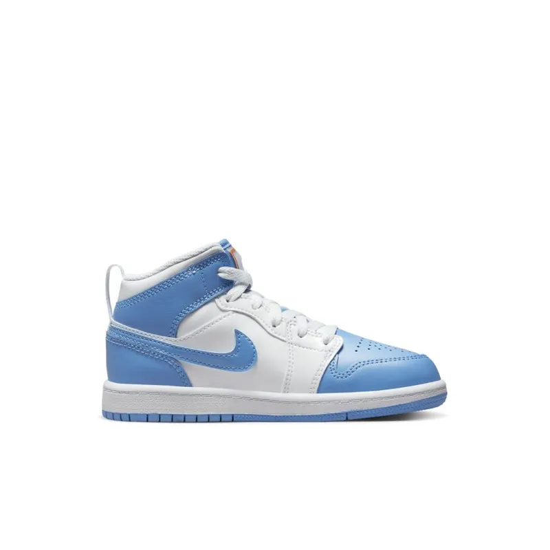 Jordan 1 Mid Sneaker School Game Winner (PS) (DR6493-100)