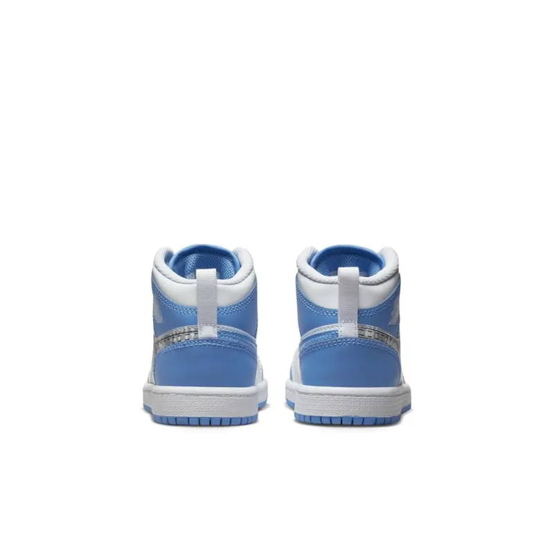 Jordan 1 Mid Sneaker School Game Winner (PS) (DR6493-100)