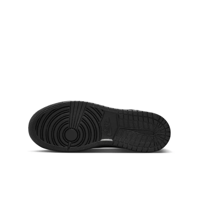 Jordan 1 Mid Triple Black (2022) (GS) (554725-093)