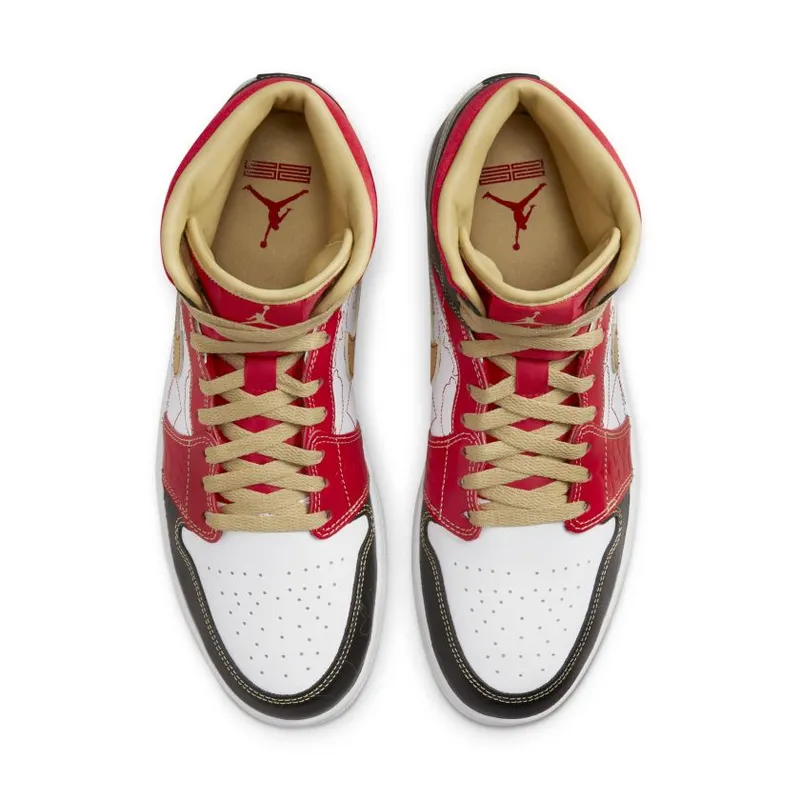 Jordan 1 Mid XQ White Black Sport Red (DV0576-176)