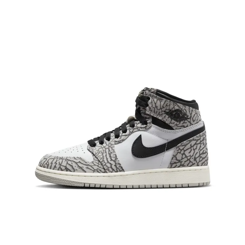 Jordan 1 Retro High OG White Cement (GS) (FD1437-052)