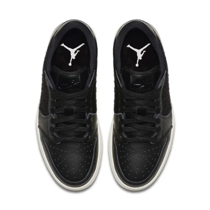 Jordan 1 Retro Low NS Black Pony Hair (Women’s) (AO1935-001)