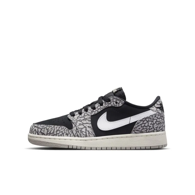 Jordan 1 Retro Low OG Black Cement (GS) (CZ0858-001)