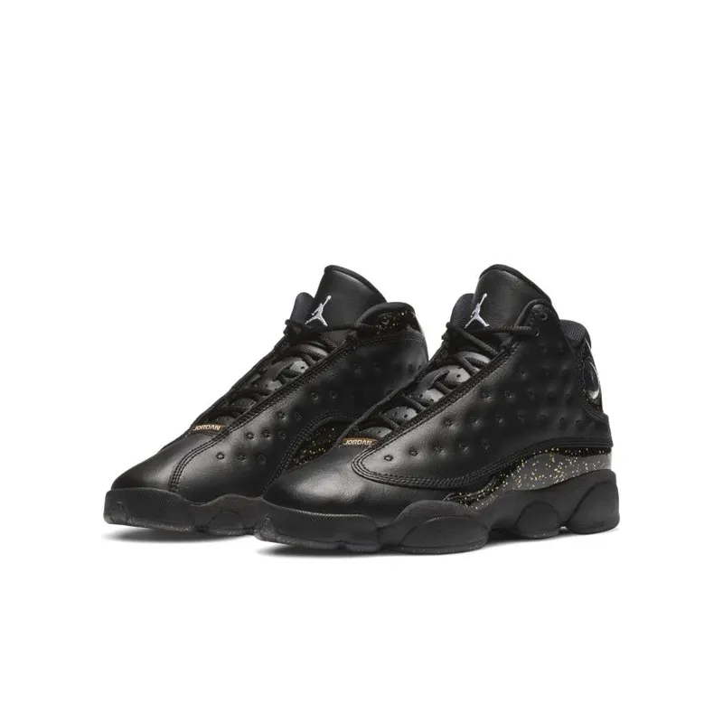 Jordan 13 Retro Black Metallic Gold (GS) (DC9443-007)