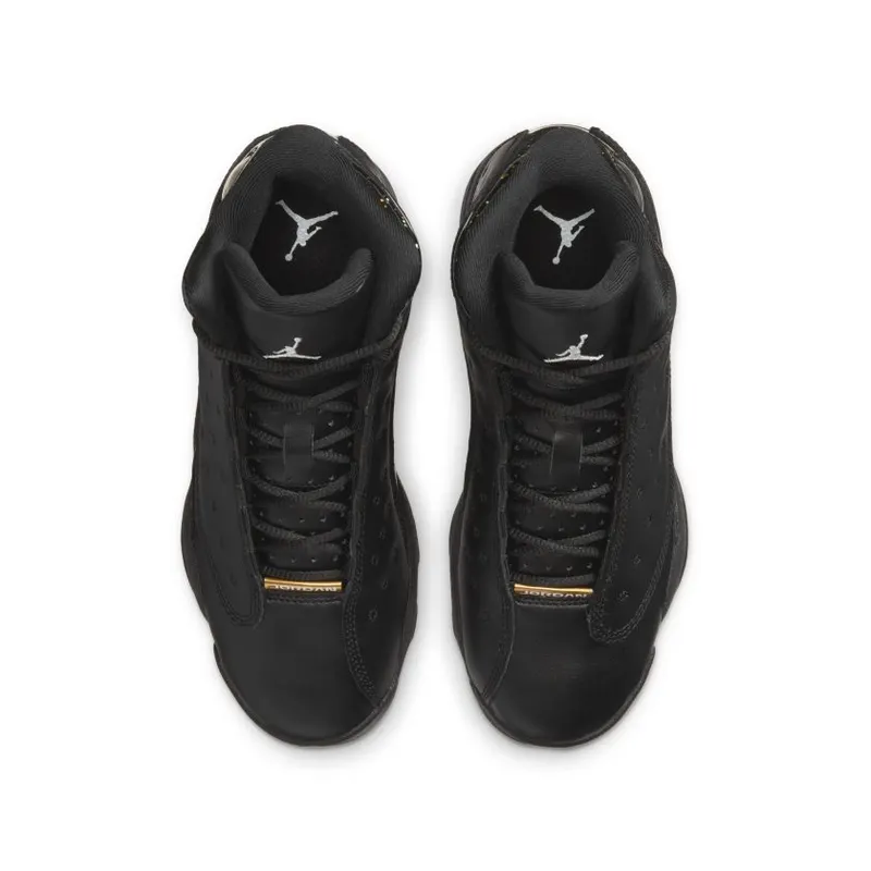 Jordan 13 Retro Black Metallic Gold (GS) (DC9443-007)