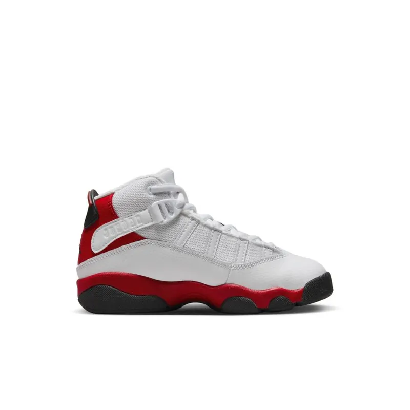 Jordan 6 Rings White Black University Red (PS) (323432-126)