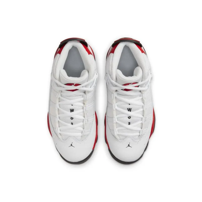 Jordan 6 Rings White Black University Red (PS) (323432-126)