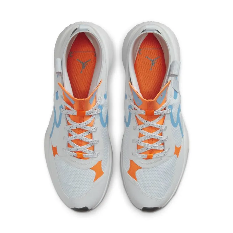 Jordan Delta 3 Mid Pure Platinum Chambray Total Orange (DR7614-004)