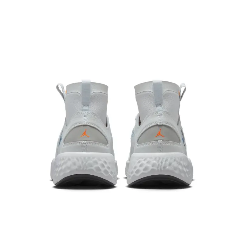 Jordan Delta 3 Mid Pure Platinum Chambray Total Orange (DR7614-004)