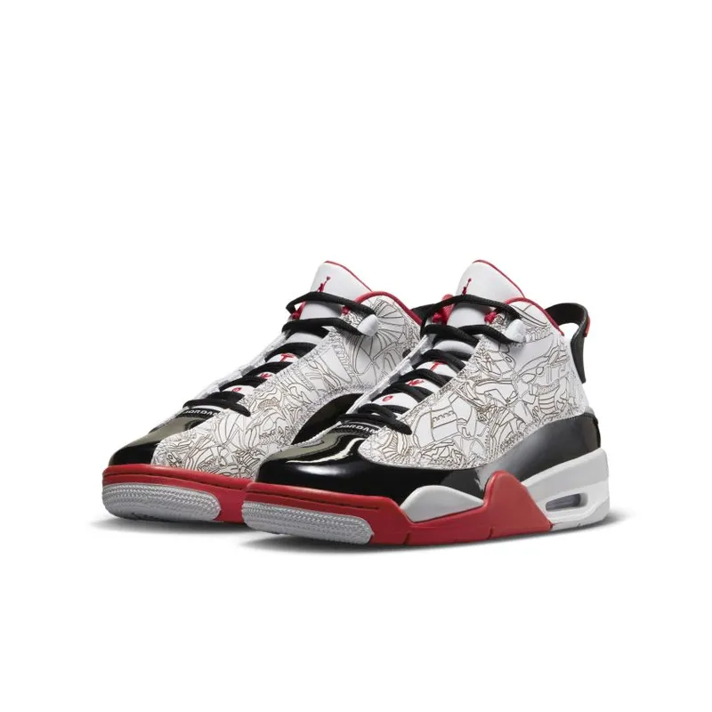 Jordan Dub Zero White Varsity Red (2022) (GS) (DV1360-160)
