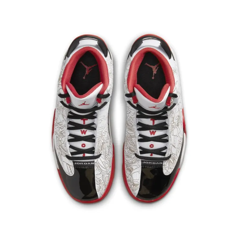 Jordan Dub Zero White Varsity Red (2022) (GS) (DV1360-160)
