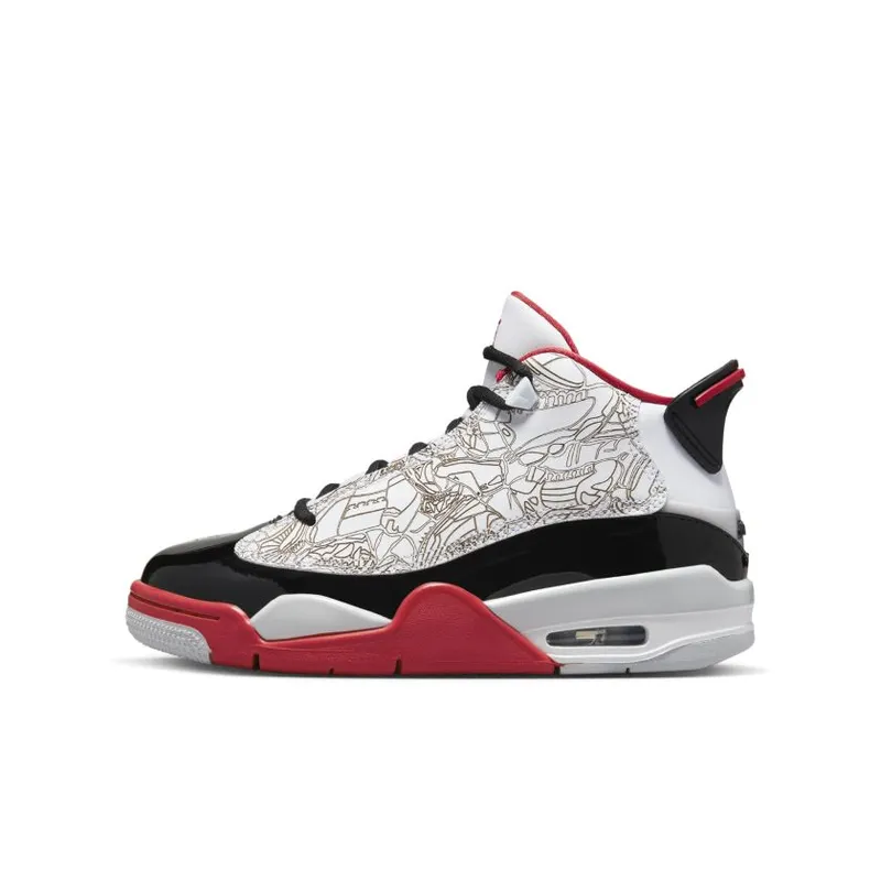 Jordan Dub Zero White Varsity Red (2022) (GS) (DV1360-160)