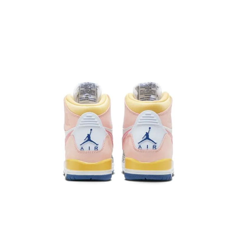 Jordan Legacy 312 White Coral Pink French Blue (GS) (FD9909-161)