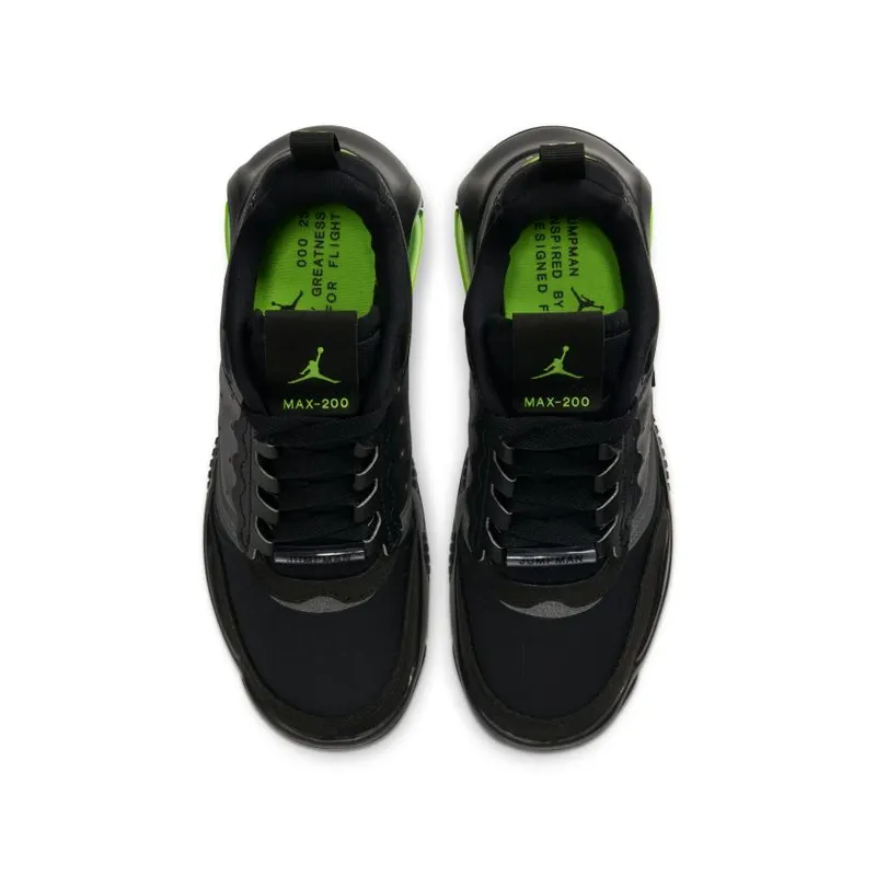 Jordan Max 200 Black Electric Green (GS) (CD5161-003)