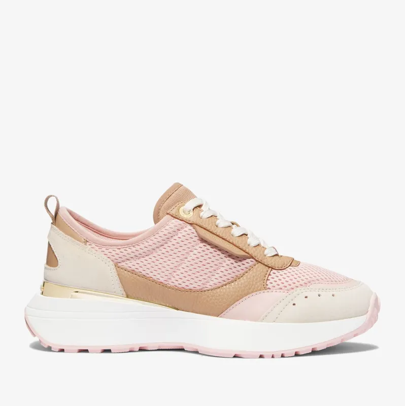 Michael Kors MK Flynn Mesh and Leather Trainer – Bae Multi (43F3FYFS1D-2926)