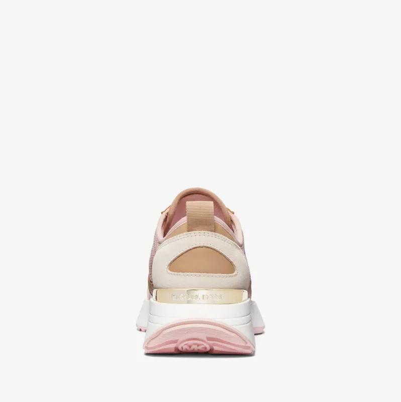 Michael Kors MK Flynn Mesh and Leather Trainer – Bae Multi (43F3FYFS1D-2926)