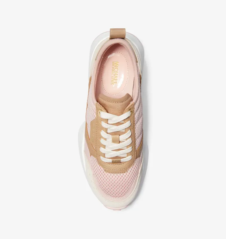 Michael Kors MK Flynn Mesh and Leather Trainer – Bae Multi (43F3FYFS1D-2926)