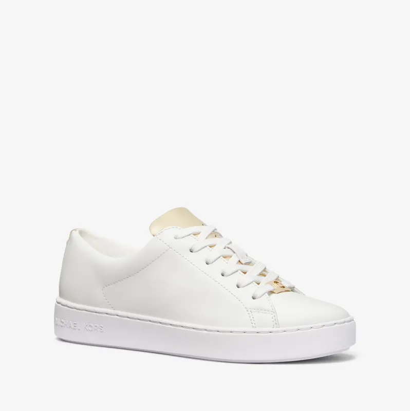 Michael Kors MK Keaton Two-Tone Trainers – Pale Gold (43T2KTFS4L-0705)