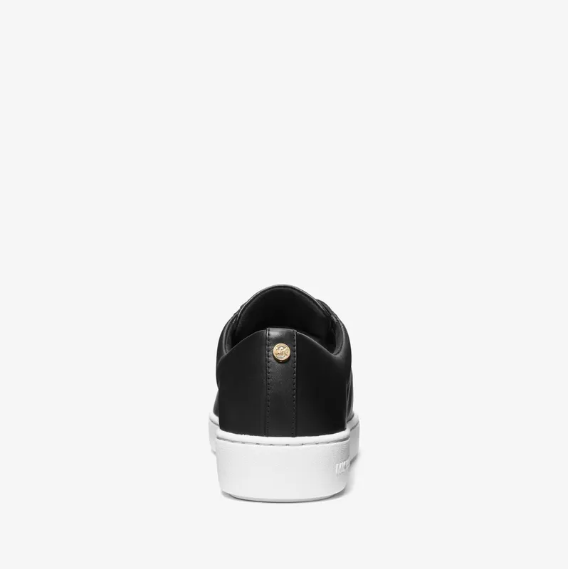 Michael Kors MK Keaton Leather Trainers – Black (43T2KTFS5L-0001)