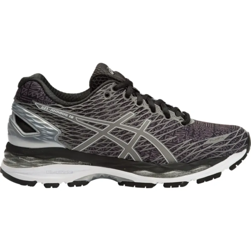 ASICS Gel-Nimbus 18 Lite Show Black Silver Shark (Women’s) (T6E5N-9093)