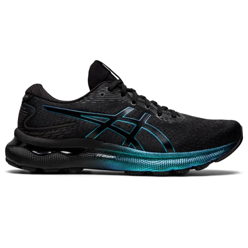 ASICS Gel Nimbus 24 Platinum Black Blue (1011B479-001)