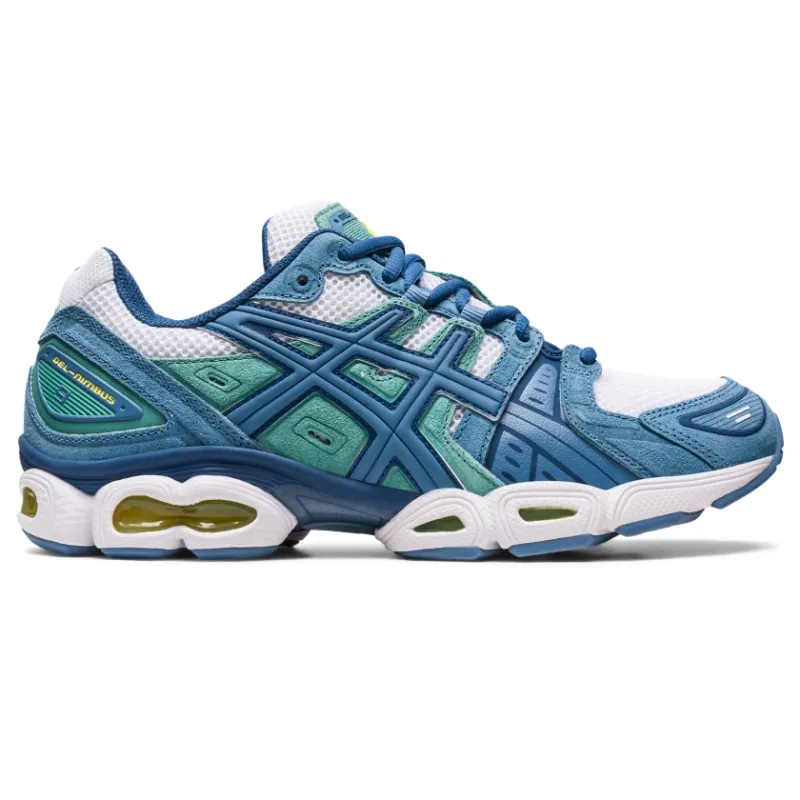 ASICS Gel-Nimbus 9 Grey Floss Blue Green (1201A584-101)