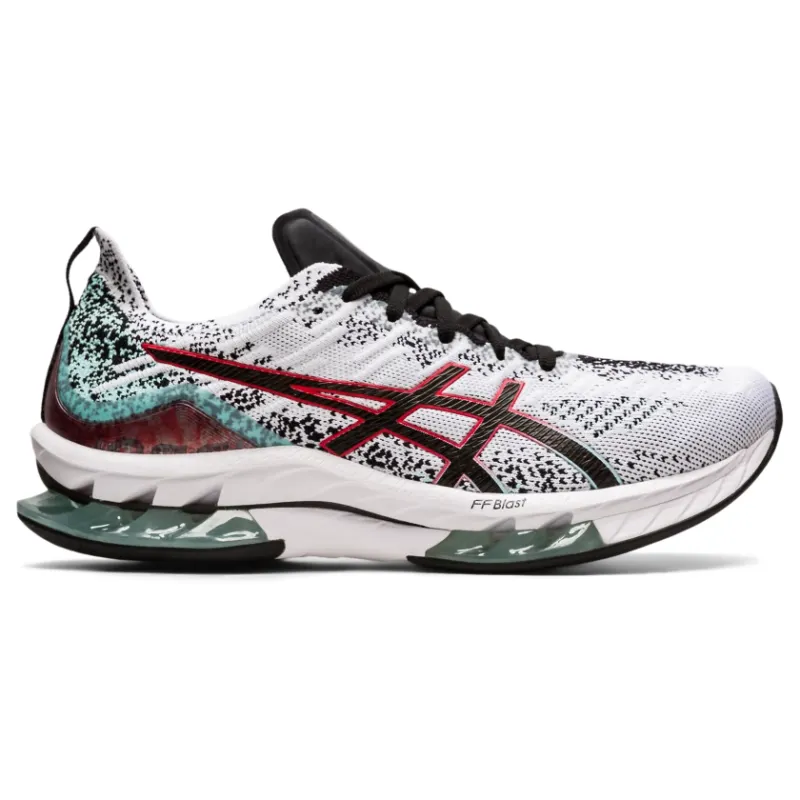 ASICS Kinsei Blast White Black Red Aqua (1011B203-109)